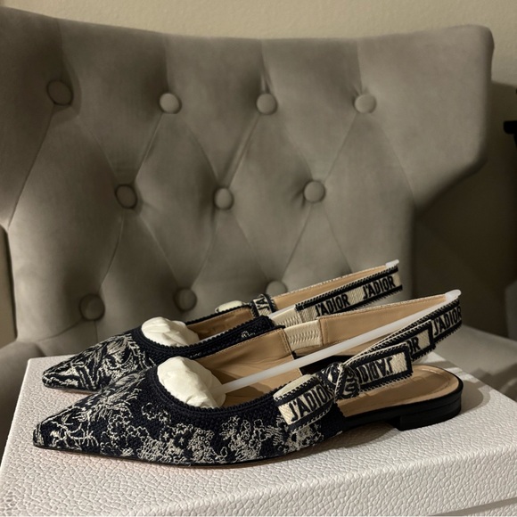 J’aDIOR slingback flat size 35 NWT - Picture 4 of 6